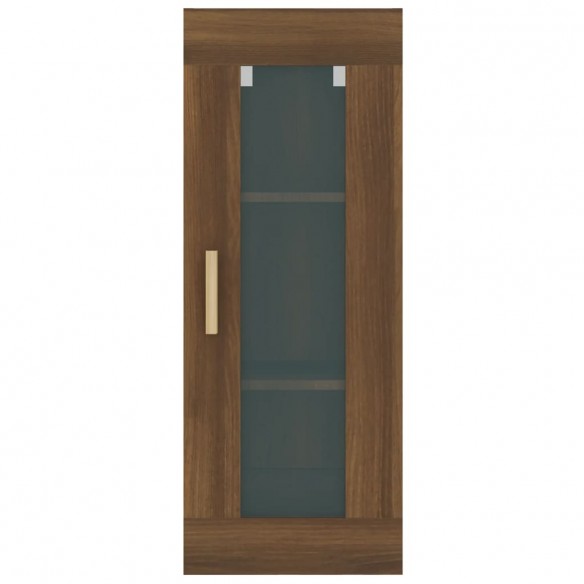 Armoire murale suspendue Chêne marron 34,5x34x90 cm