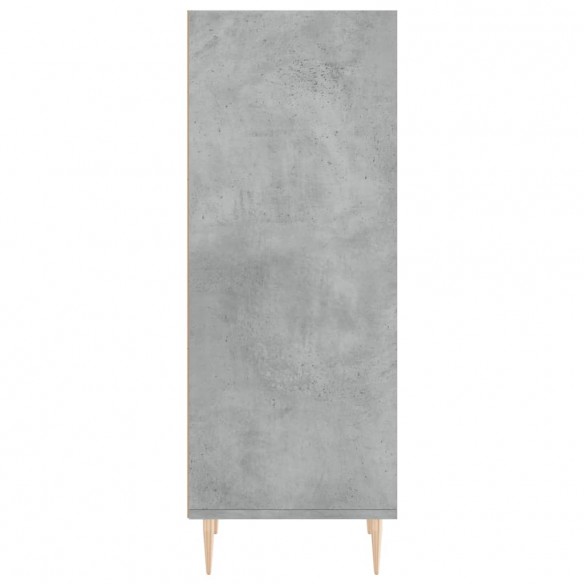 Buffet gris béton 34,5x32,5x90 cm bois d'ingénierie