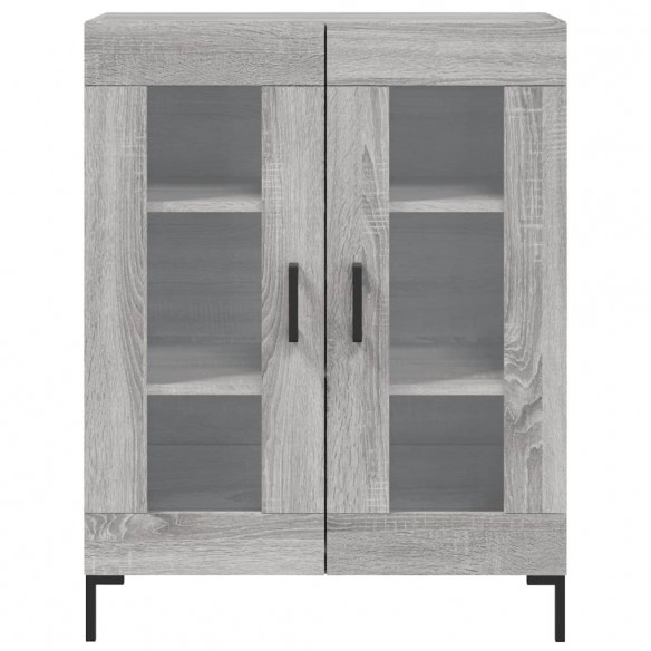 Buffet sonoma gris 69,5x34x90 cm bois d'ingénierie