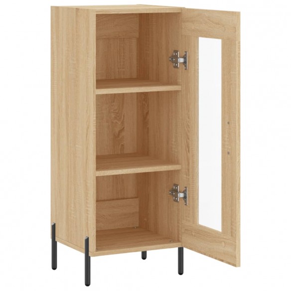 Buffet Chêne sonoma 34,5x34x90 cm Bois d'ingénierie