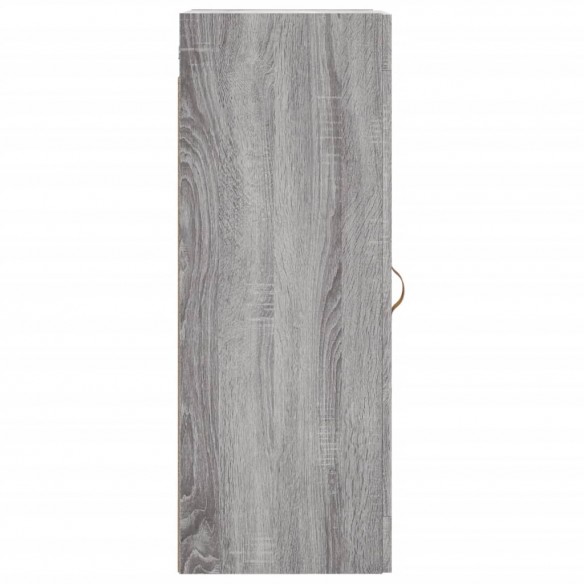 Armoire murale sonoma gris 34,5x34x90 cm bois d'ingénierie