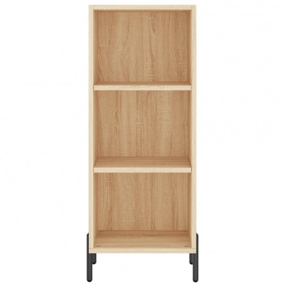 Buffet chêne sonoma 34,5x32,5x90 cm bois d'ingénierie