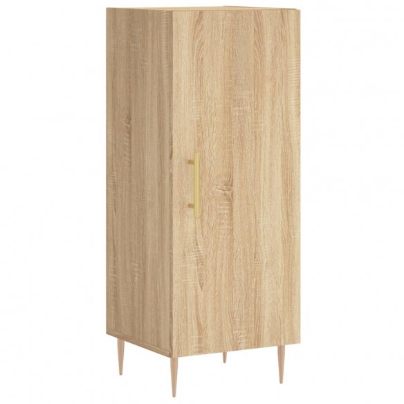 Buffet haut Chêne sonoma 34,5x34x180 cm Bois d'ingénierie