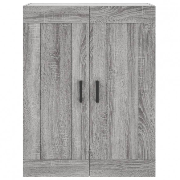 Armoire murale sonoma gris 69,5x34x90 cm bois d'ingénierie