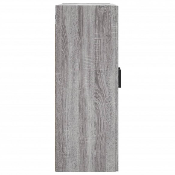 Armoire murale sonoma gris 69,5x34x90 cm bois d'ingénierie