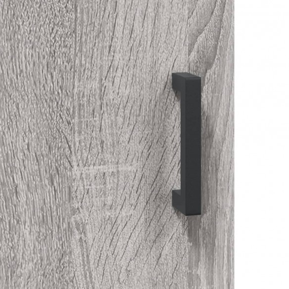 Armoire murale sonoma gris 69,5x34x90 cm bois d'ingénierie