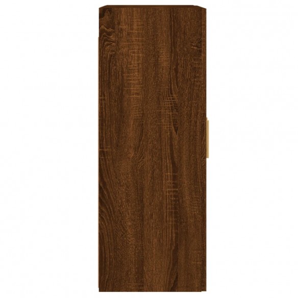 Armoires murales 2 pcs chêne marron bois d'ingénierie