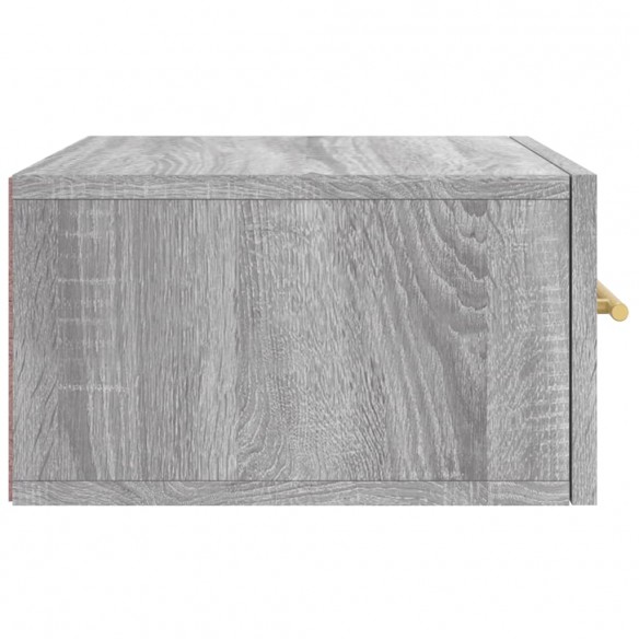 Tables de chevet murales 2 pcs sonoma gris 35x35x20 cm