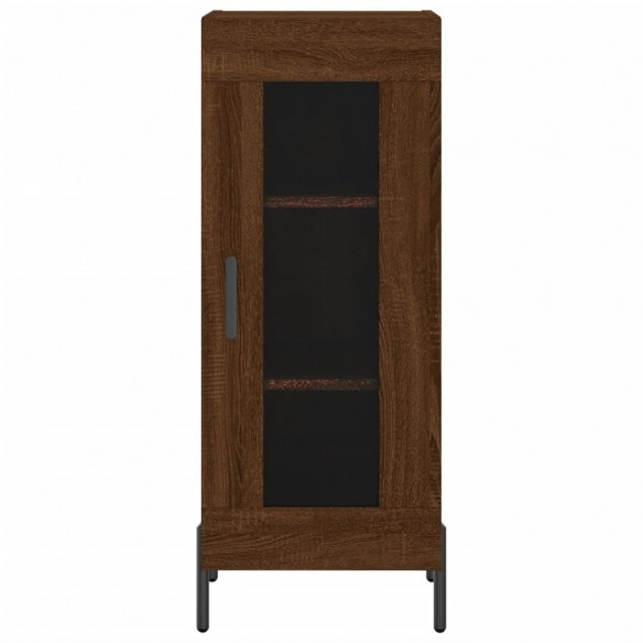 Buffet Chêne marron 34,5x34x90 cm Bois d'ingénierie