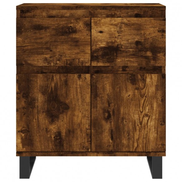 Buffet Chêne fumé 60x35x70 cm Bois d'ingénierie