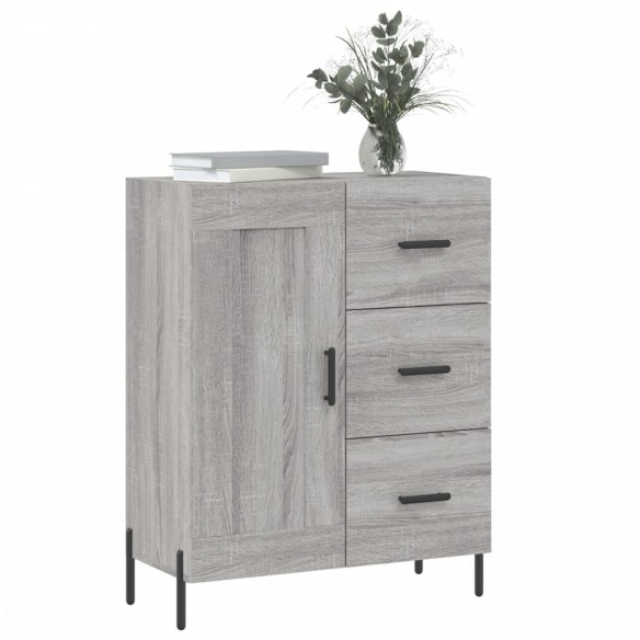 Buffet sonoma gris 69,5x34x90 cm bois d'ingénierie