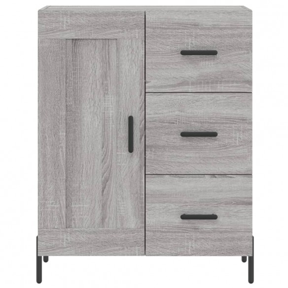 Buffet sonoma gris 69,5x34x90 cm bois d'ingénierie