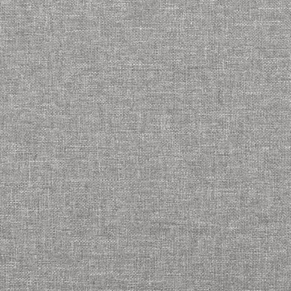 Tête de lit avec oreilles Gris clair 103x23x118/128 cm Tissu