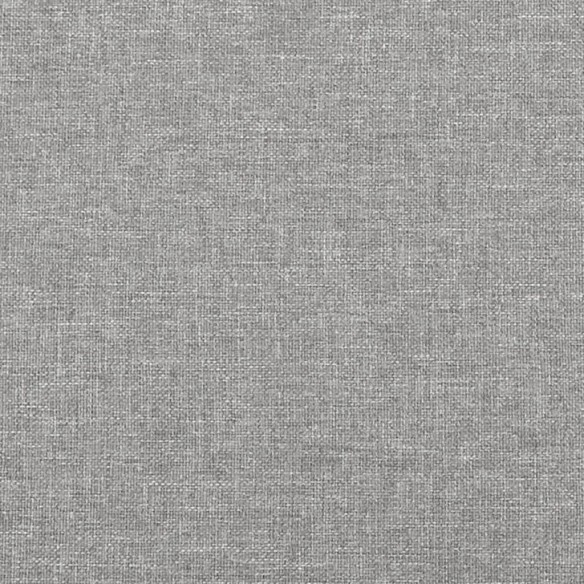 Cadre de lit avec tête de lit Gris clair 120x200 cm Tissu