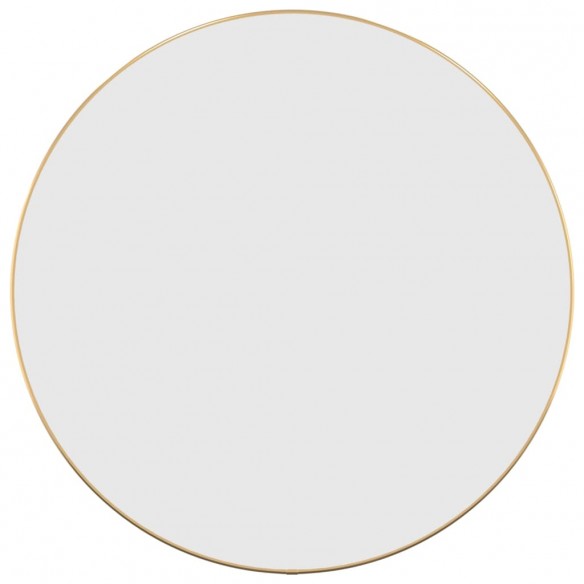 Miroir mural Doré Ø 60 cm Rond