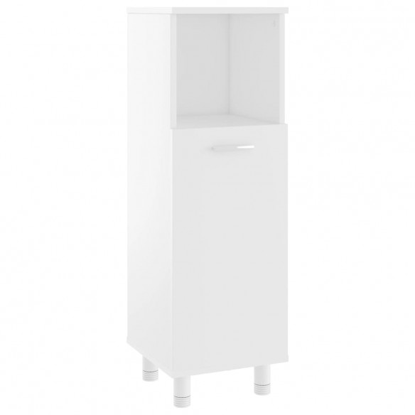 Armoire de salle de bain Blanc 30x30x95 cm Aggloméré