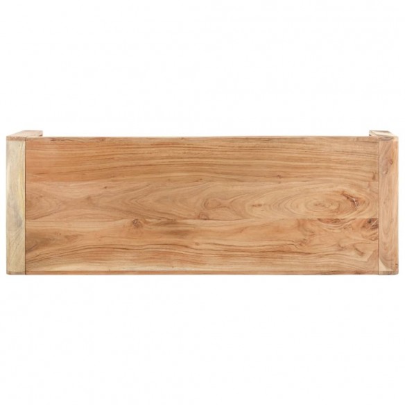 Banc 110x38x46 cm Bois solide d'acacia