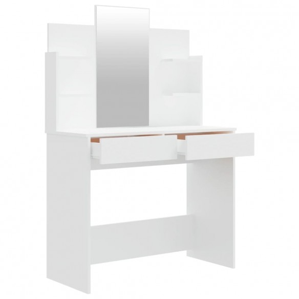 Ensemble de coiffeuse Blanc 96x40x142 cm