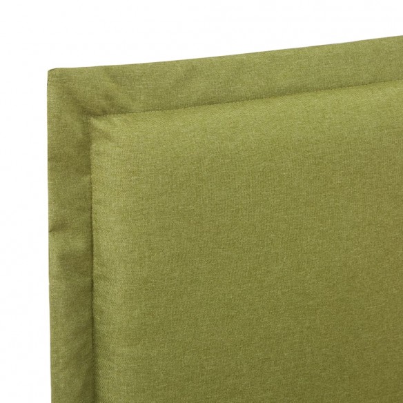 Cadre de lit Vert Tissu 90 x 200 cm