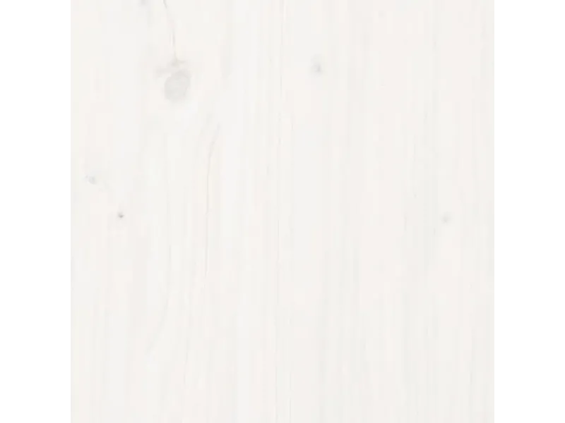 Lit Bois massif de pin 90x200 cm Blanc