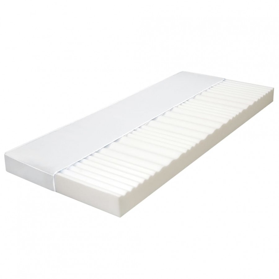 Matelas 180 x 200 cm 7 zones Mousse PU 10 cm H2 H3