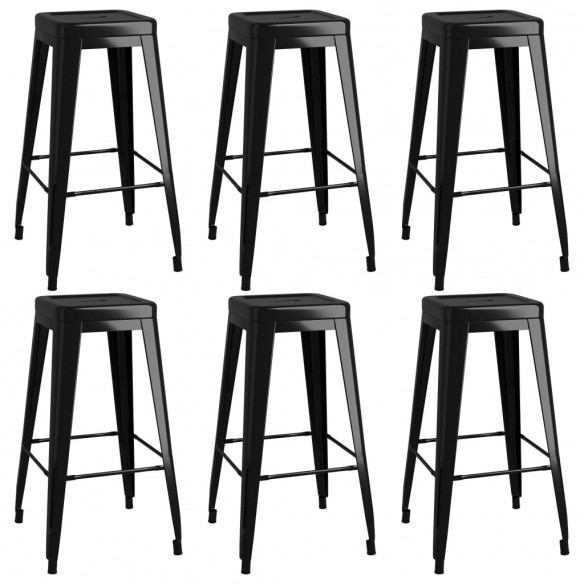 Ensemble de bar 7 pcs Blanc et noir