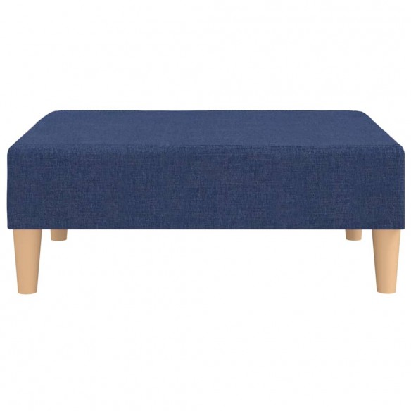 Repose-pied Bleu 78x56x32 cm Tissu