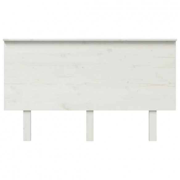 Tête de lit Blanc 184x6x82,5 cm Bois massif de pin