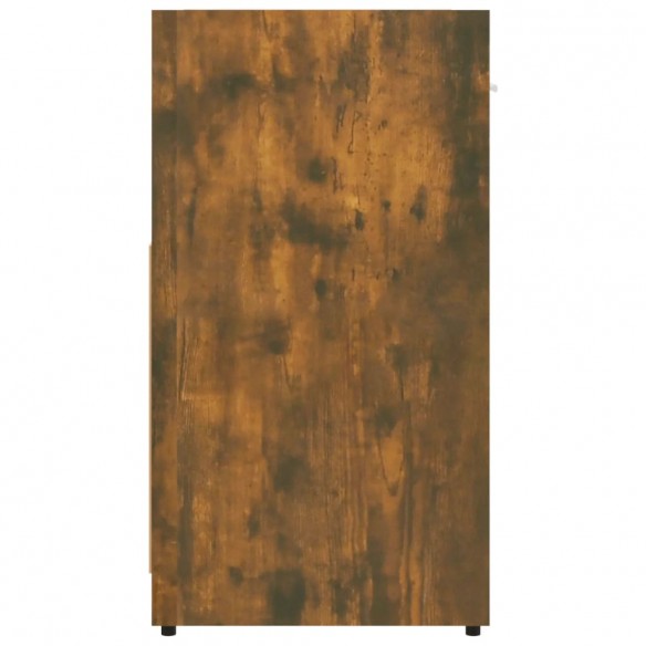 Armoire de bain Chêne fumé 60x33x60 cm Bois d'ingénierie