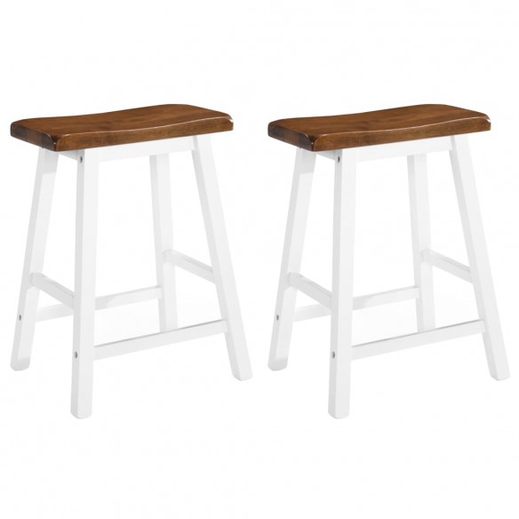 Table de bar et tabouret 3 pcs Bois massif