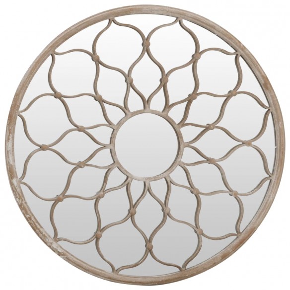 Miroir de jardin Sable 60x3 cm Fer Rond utilisation extérieure