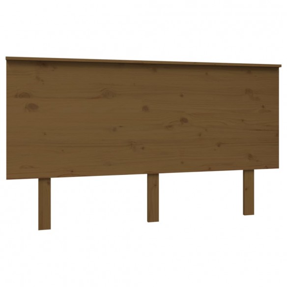 Tête de lit Marron miel 144x6x82,5 cm Bois massif de pin