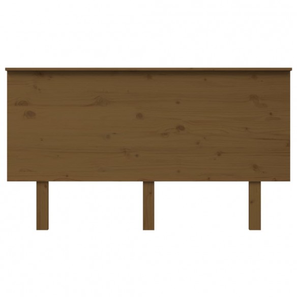 Tête de lit Marron miel 144x6x82,5 cm Bois massif de pin