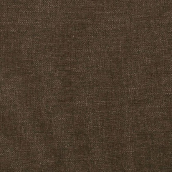 Têtes de lit 2 pcs Marron Foncé 80x7x78/88 cm Tissu