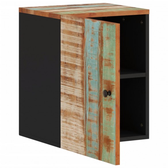 Armoire de salle de bain murale 38x33x48cm bois de récupération