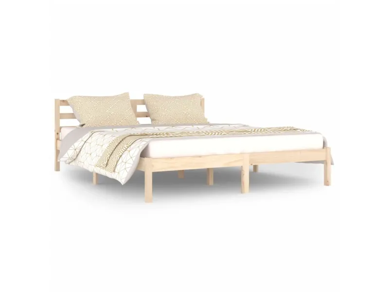 Lit Bois de pin massif 160x200 cm