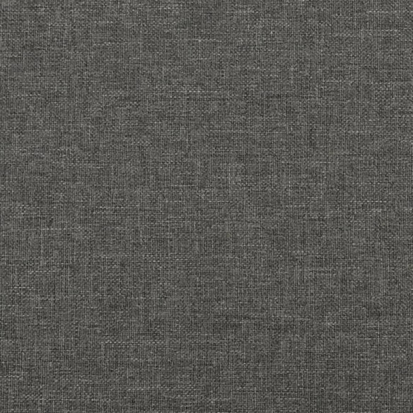 Cadre de lit Gris foncé 180x200 cm Tissu