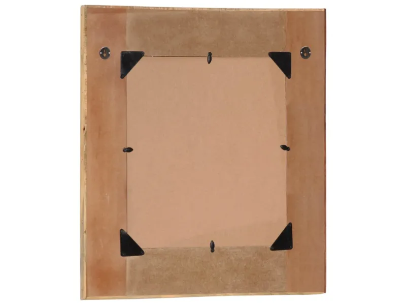 Miroir mural Bois de récupération massif 60 x 60 cm