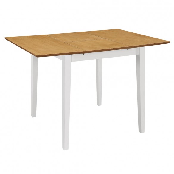 Mobilier de salle à manger 3 pcs MDF Blanc