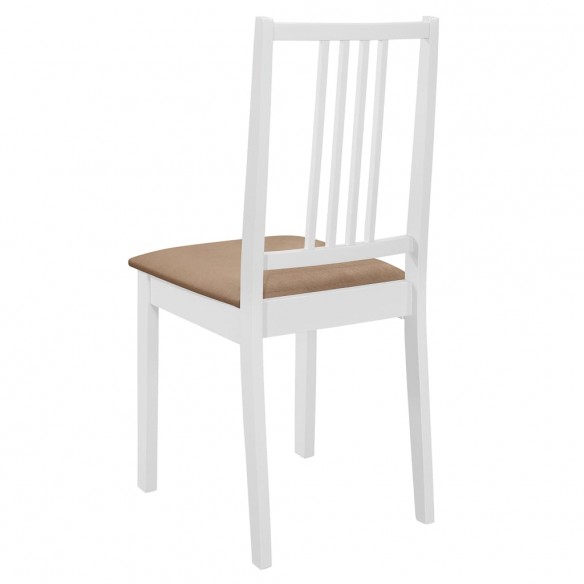 Mobilier de salle à manger 3 pcs MDF Blanc