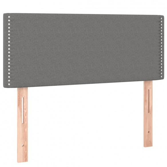 Tête de lit Gris foncé 80x5x78/88 cm Tissu