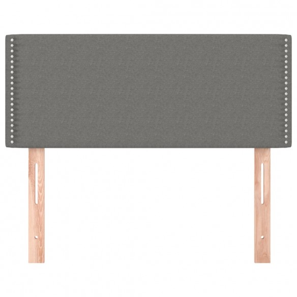 Tête de lit Gris foncé 80x5x78/88 cm Tissu