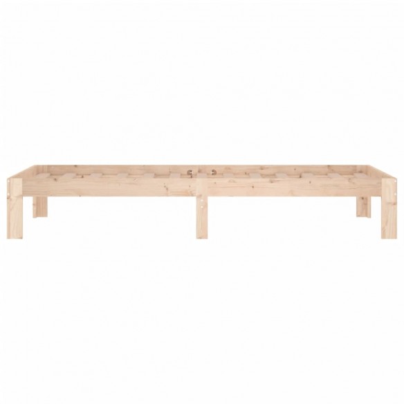 Cadre de lit bois massif 75x190 cm petit simple