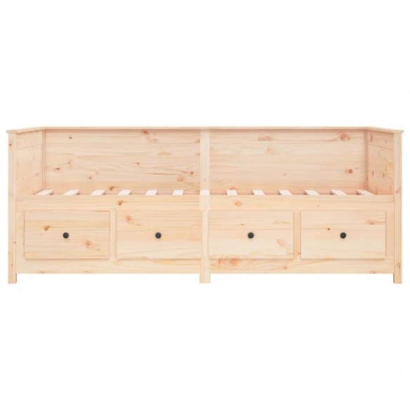 Lit de jour 90x190 cm Bois de pin massif