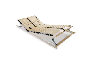 Sommier à lattes avec 28 lattes 7 zones 70 x 200 cm