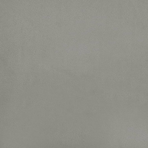 Têtes de lit 4 pcs Gris clair 72x5x78/88 cm Velours