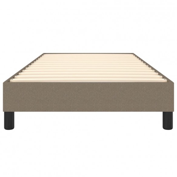 Cadre de lit Taupe 90x200 cm Tissu