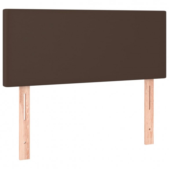 Tête de lit Marron 100x5x78/88 cm Similicuir