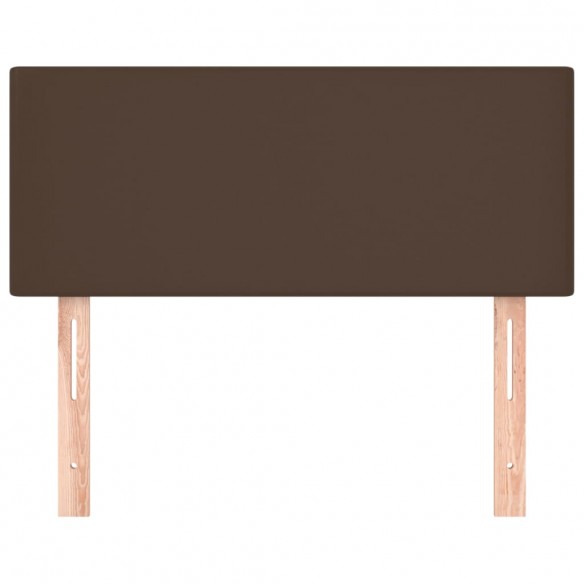 Tête de lit Marron 100x5x78/88 cm Similicuir