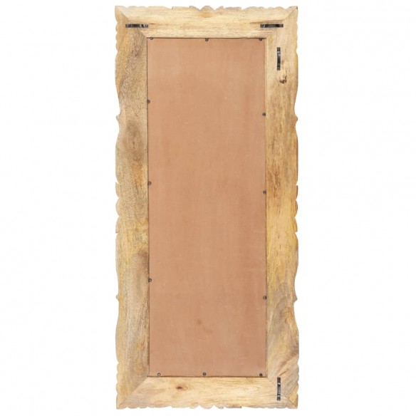 Miroir 110x50 cm Bois de manguier massif